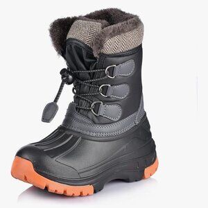 Nova Mountain Boy's Waterproof Winter Snow Boots